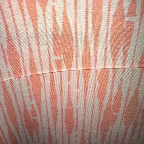 Lularoe XS white & coral Valentina button down blouse. NWT. - Picture 5 of 6